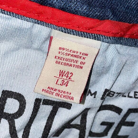 The Heritage By America‎ 1776 Men’s Jeans 42 X 34  Slim Jeans - Picture 6 of 9